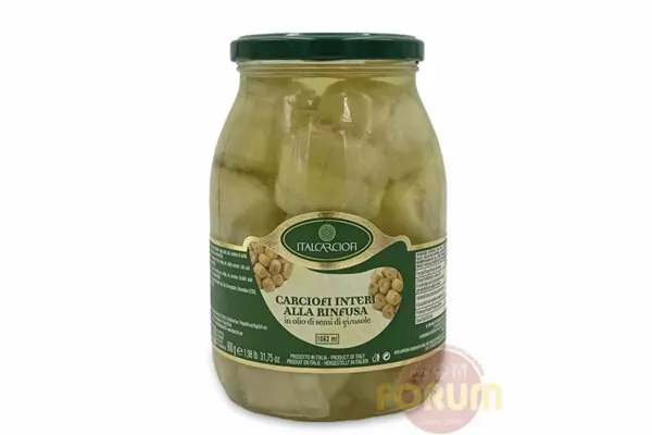 Целые сердцевины артишоков в масле