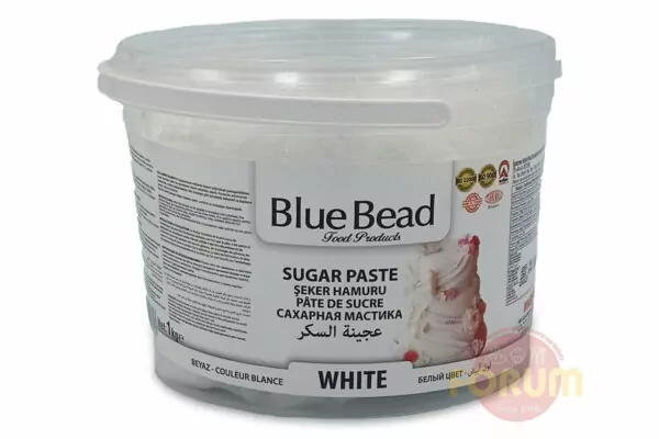 Мастика белого цвета «Blue Bead»    6кг