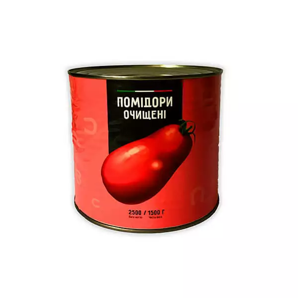 Томати очищені Del Gusto Італія ж/б 2,5кг